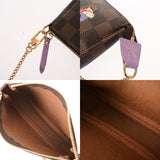 LOUIS VUITTON ルイヴィトン ダミエ ミニ アクセサリーポーチ ブラウン N63003 レディース ダミエキャンバス アクセサリーポーチ Aランク 中古 銀蔵