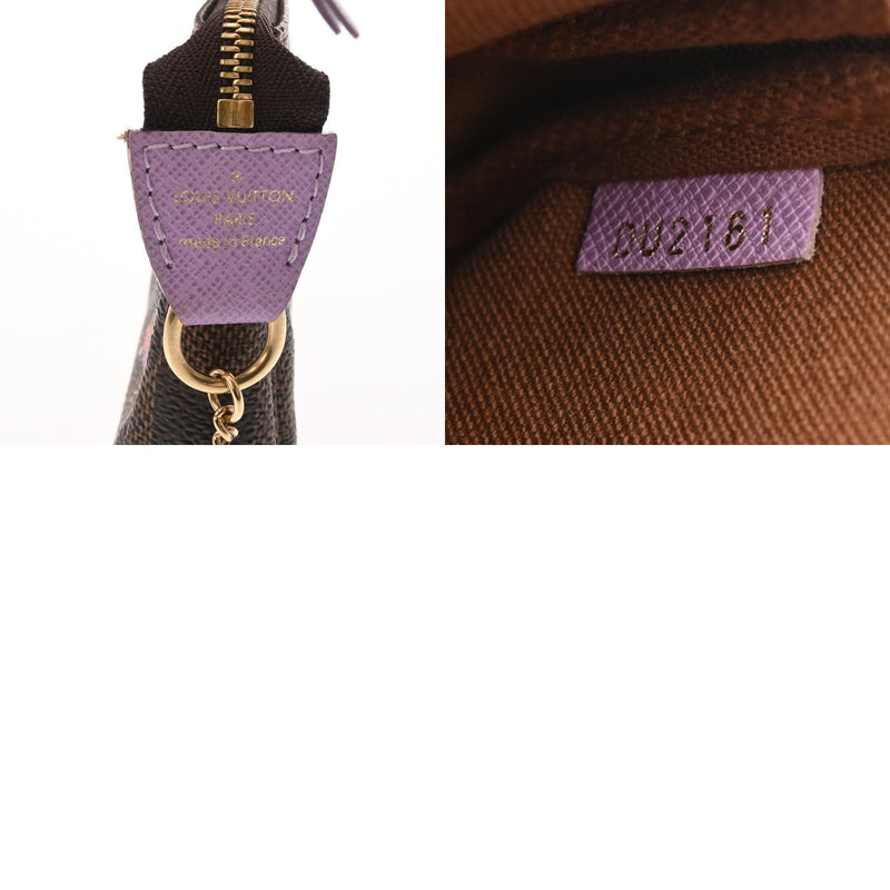 LOUIS VUITTON ルイヴィトン ダミエ ミニ アクセサリーポーチ ブラウン N63003 レディース ダミエキャンバス アクセサリーポーチ Aランク 中古 銀蔵