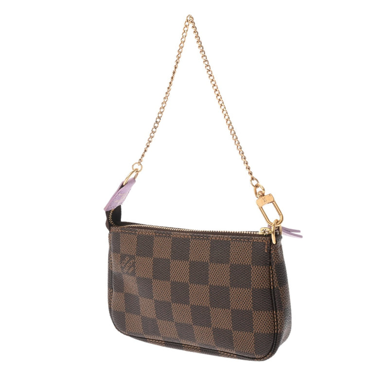 LOUIS VUITTON ルイヴィトン ダミエ ミニ アクセサリーポーチ ブラウン N63003 レディース ダミエキャンバス アクセサリーポーチ Aランク 中古 銀蔵