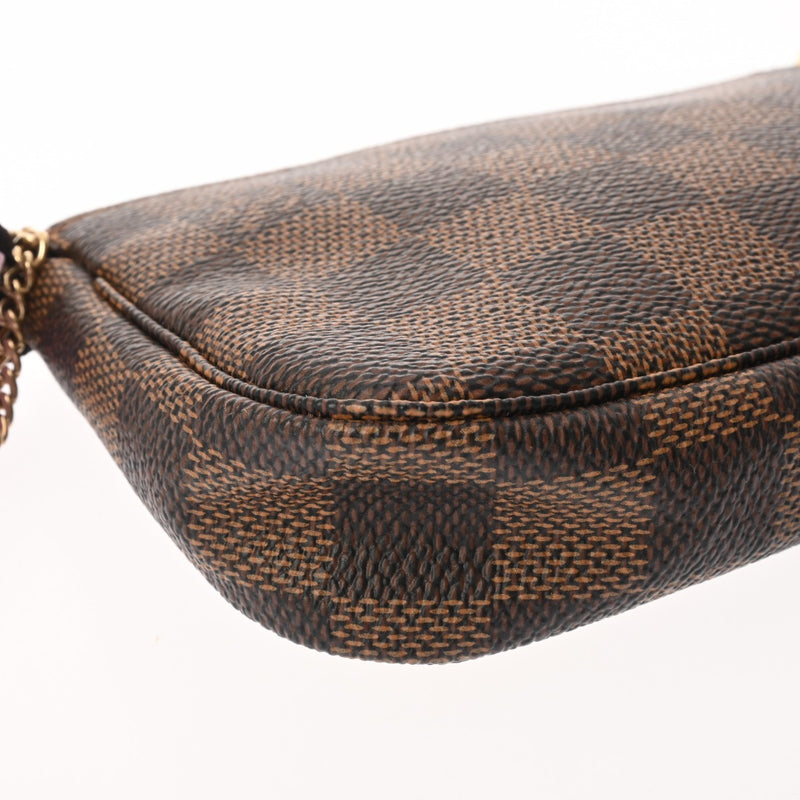 LOUIS VUITTON ルイヴィトン ダミエ ミニ アクセサリーポーチ ブラウン N63003 レディース ダミエキャンバス アクセサリーポーチ Aランク 中古 銀蔵