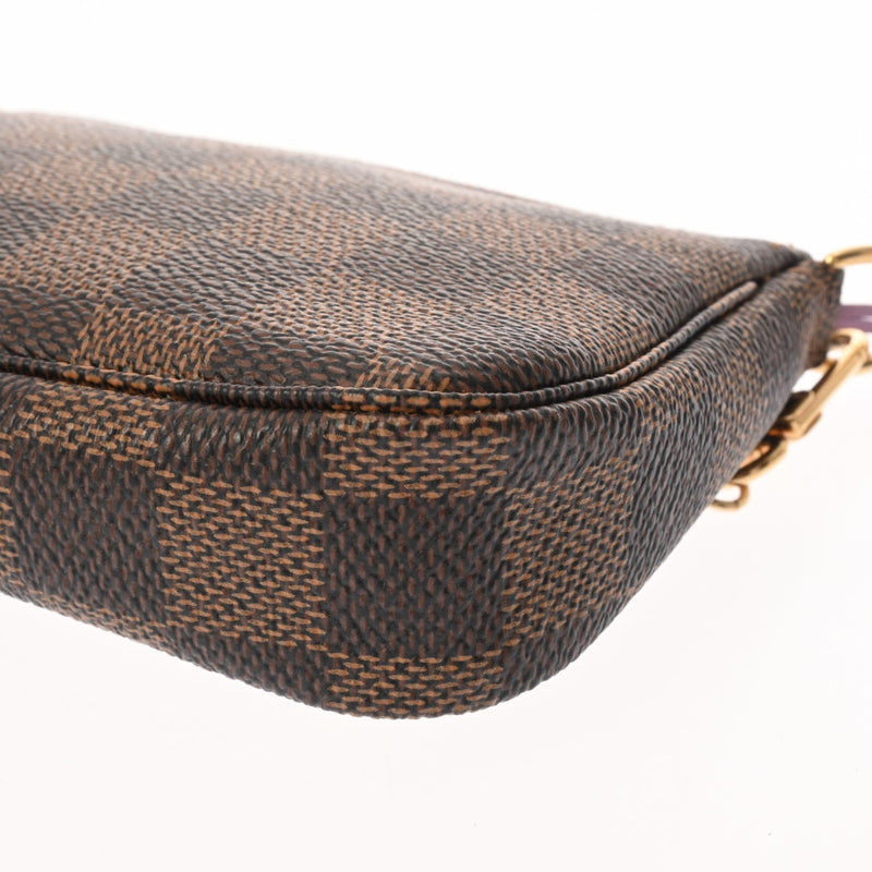 LOUIS VUITTON ルイヴィトン ダミエ ミニ アクセサリーポーチ ブラウン N63003 レディース ダミエキャンバス アクセサリーポーチ Aランク 中古 銀蔵