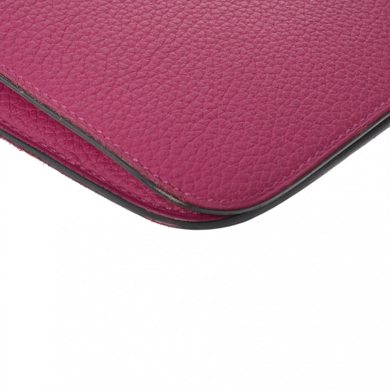 HERMES エルメス ドゴン GM ローズパープル C刻印(2018年頃) ユニセックス トゴ 長財布 ABランク 中古 銀蔵