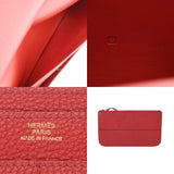 HERMES エルメス ドゴン GM ヴォーミリオン □P刻印(2012年頃) ユニセックス トゴ 長財布 ABランク 中古 銀蔵
