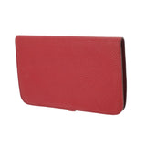 HERMES エルメス ドゴン GM ヴォーミリオン □P刻印(2012年頃) ユニセックス トゴ 長財布 ABランク 中古 銀蔵