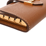 HERMES エルメス ベアン 4連キーケース ゴールド B刻印(2023年頃) ユニセックス ヴォーエプソン キーケース ABランク 中古 銀蔵