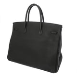 HERMES エルメス バーキン 40 ブラック C刻印(2018年頃) ユニセックス トゴ ハンドバッグ Aランク 中古 銀蔵