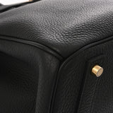 HERMES エルメス バーキン 40 ブラック C刻印(2018年頃) ユニセックス トゴ ハンドバッグ Aランク 中古 銀蔵
