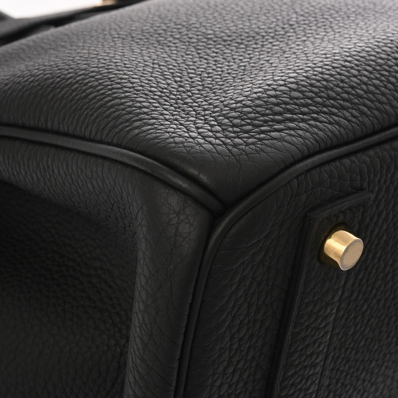 HERMES エルメス バーキン 40 ブラック C刻印(2018年頃) ユニセックス トゴ ハンドバッグ Aランク 中古 銀蔵