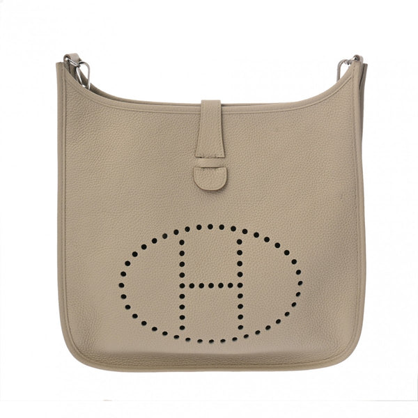 HERMES エルメス エヴリン3 GM べトン A刻印(2017年頃) ユニセックス トリヨンクレマンス ショルダーバッグ Aランク 中古 銀蔵