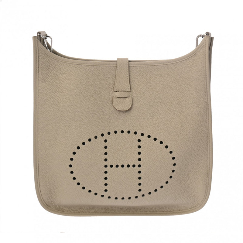 HERMES エルメス エヴリン3 GM べトン A刻印(2017年頃) ユニセックス トリヨンクレマンス ショルダーバッグ Aランク 中古 銀蔵