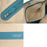 HERMES エルメス ガーデンパーティ PM ブルーザンジバル □R刻印(2014年頃) レディース ネゴンダ ハンドバッグ ABランク 中古 銀蔵