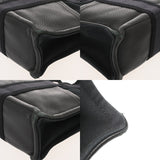 HERMES エルメス フールトゥ PM ハンドバッグ ブラック/ネイビー ユニセックス エバーカーフ キャンバス トートバッグ Bランク 中古 銀蔵