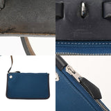 HERMES エルメス エールバッグ ジップ PM ブルー Z刻印(2021年頃) レディース トワルミリタリー ハンドバッグ Bランク 中古 銀蔵