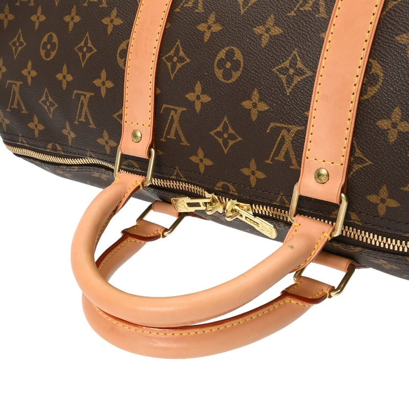 LOUIS VUITTON ルイヴィトン モノグラム キーポル 50 ブラウン M41426 ユニセックス モノグラムキャンバス ボストンバッグ ABランク 中古 銀蔵