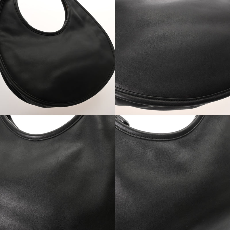 DIOR ディオール プレオウンド ホーボ―ショルダーバッグ ブラック レディース レザー ショルダーバッグ ABランク 中古 銀蔵