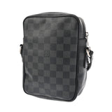 LOUIS VUITTON ルイヴィトン ダミエグラフィット レム ブラック N41446 メンズ ダミエキャンバス ショルダーバッグ ABランク 中古 銀蔵