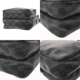 LOUIS VUITTON ルイヴィトン ダミエグラフィット レム ブラック N41446 メンズ ダミエキャンバス ショルダーバッグ ABランク 中古 銀蔵