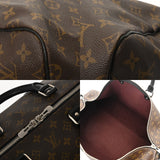 LOUIS VUITTON ルイヴィトン モノグラムマカサー キーポル バンドリエール 55 ブラウン M56714 ユニセックス モノグラムキャンバス ボストンバッグ ABランク 中古 銀蔵