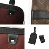 LOUIS VUITTON ルイヴィトン モノグラムマカサー キーポル バンドリエール 55 ブラウン M56714 ユニセックス モノグラムキャンバス ボストンバッグ ABランク 中古 銀蔵