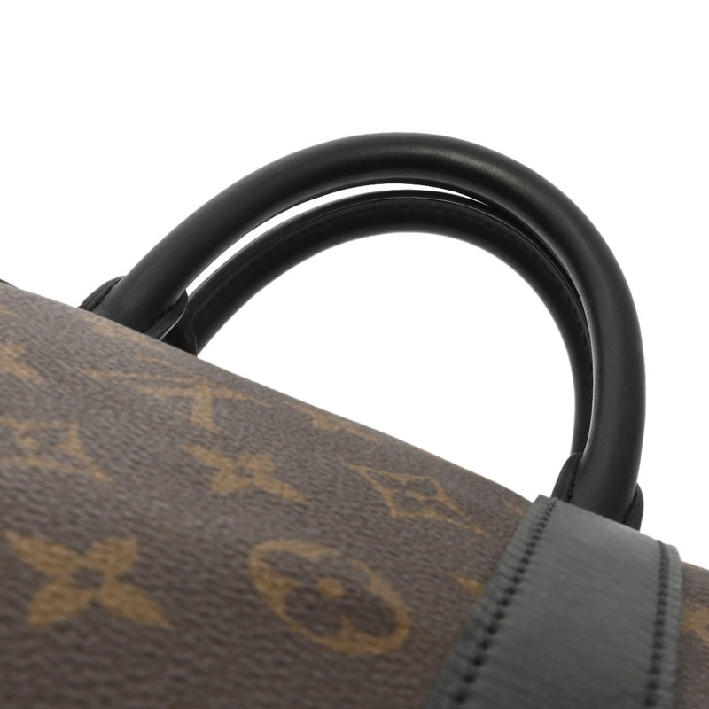 LOUIS VUITTON ルイヴィトン モノグラムマカサー キーポル バンドリエール 55 ブラウン M56714 ユニセックス モノグラムキャンバス ボストンバッグ ABランク 中古 銀蔵