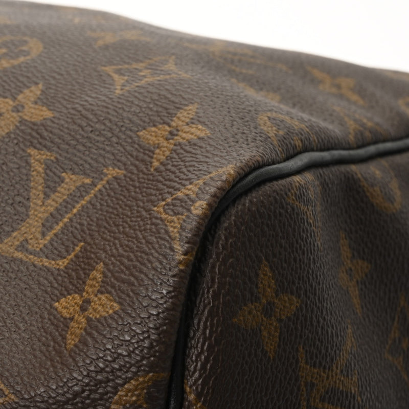 LOUIS VUITTON ルイヴィトン モノグラムマカサー キーポル バンドリエール 55 ブラウン M56714 ユニセックス モノグラムキャンバス ボストンバッグ ABランク 中古 銀蔵