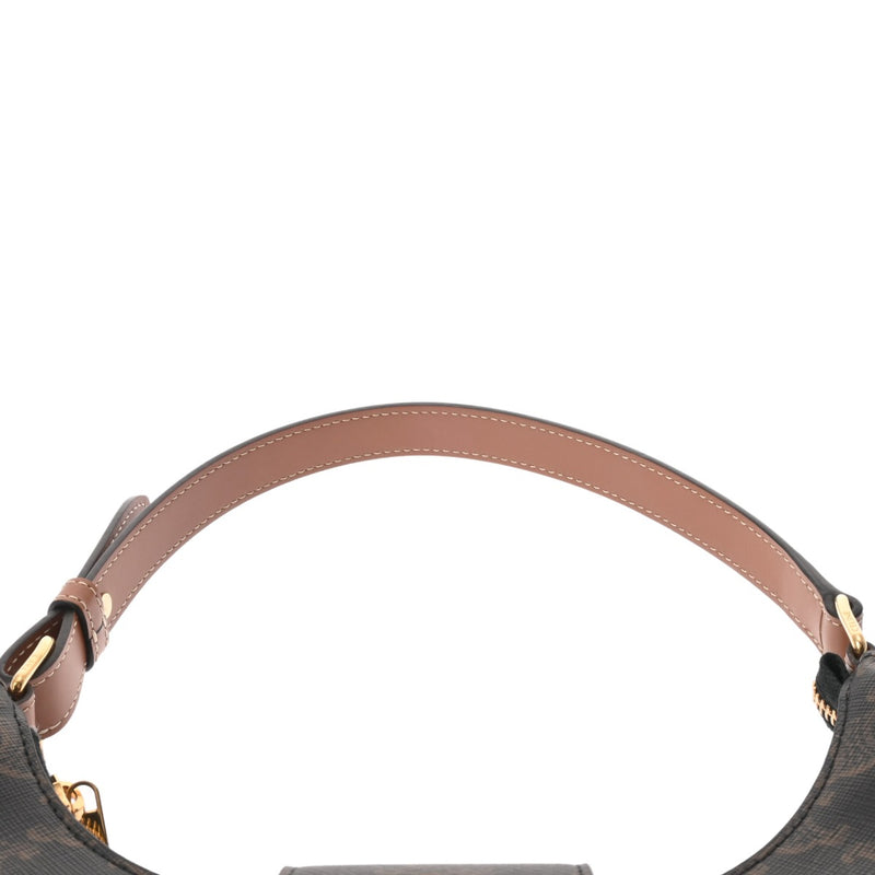 CELINE セリーヌ ミディアムアヴァ トリオンフ バッグ タン レディース トリオンフキャンバス/カーフスキン ワンショルダーバッグ 新同 中古 銀蔵