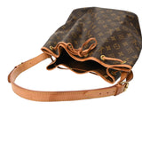 LOUIS VUITTON ルイヴィトン モノグラム プチノエ ブラウン M40818 レディース モノグラムキャンバス ショルダーバッグ Bランク 中古 銀蔵