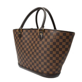 LOUIS VUITTON ルイヴィトン ダミエ マノスク GM ブラウン N51120 レディース ダミエキャンバス ハンドバッグ ABランク 中古 銀蔵