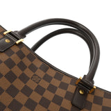 LOUIS VUITTON ルイヴィトン ダミエ マノスク GM ブラウン N51120 レディース ダミエキャンバス ハンドバッグ ABランク 中古 銀蔵