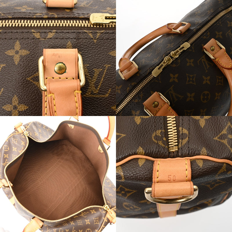 LOUIS VUITTON ルイヴィトン モノグラム キーポルバンドリエール 50 ブラウン M41416 レディース モノグラムキャンバス ボストンバッグ ABランク 中古 銀蔵
