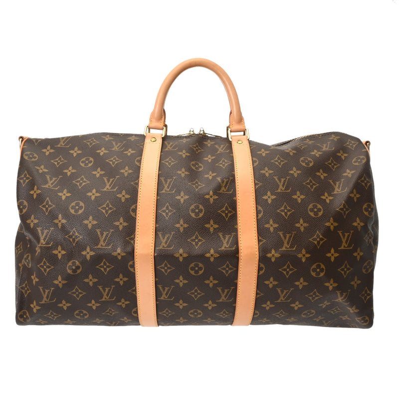 LOUIS VUITTON ルイヴィトン モノグラム キーポルバンドリエール 50 ブラウン M41416 レディース モノグラムキャンバス ボストンバッグ ABランク 中古 銀蔵