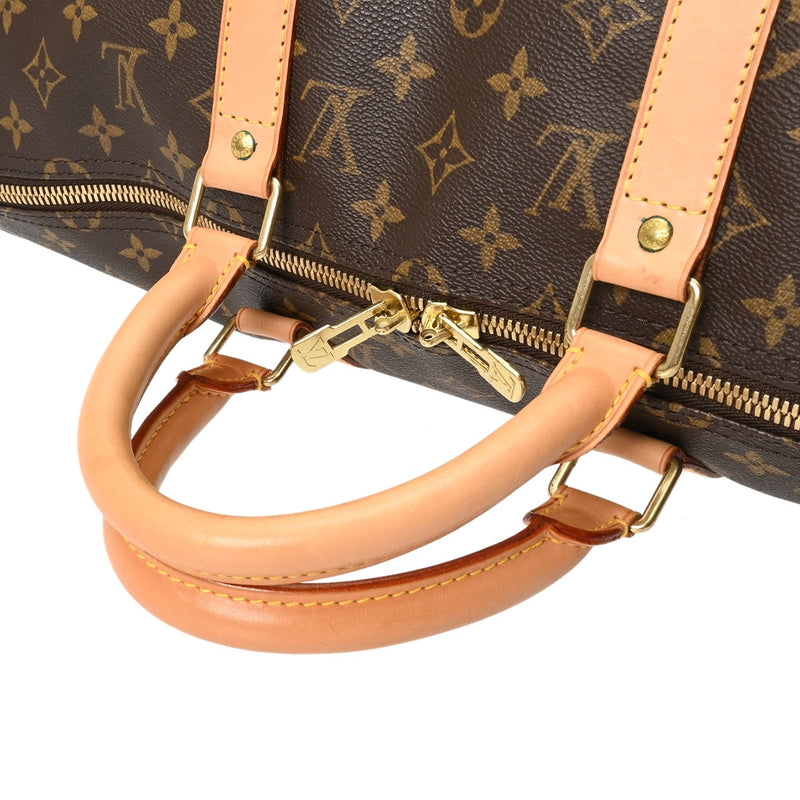 LOUIS VUITTON ルイヴィトン モノグラム キーポルバンドリエール 50 ブラウン M41416 レディース モノグラムキャンバス ボストンバッグ ABランク 中古 銀蔵