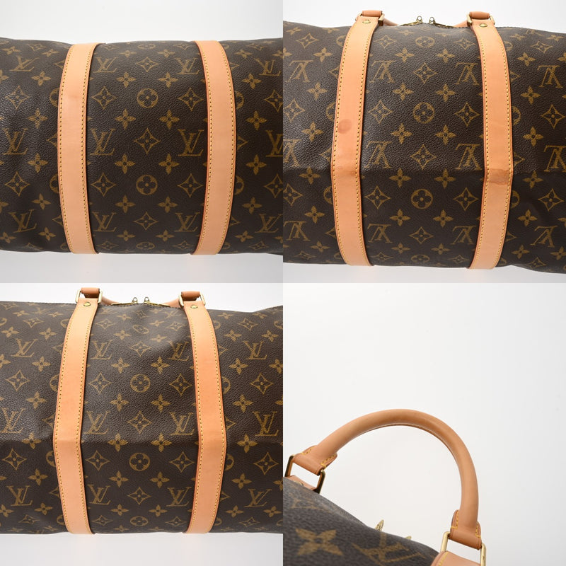 LOUIS VUITTON ルイヴィトン モノグラム キーポルバンドリエール 50 ブラウン M41416 レディース モノグラムキャンバス ボストンバッグ ABランク 中古 銀蔵