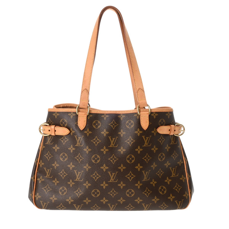 LOUIS VUITTON ルイヴィトン モノグラム バティニョール オリゾンタル ブラウン M51154 レディース モノグラムキャンバス トートバッグ Bランク 中古 銀蔵