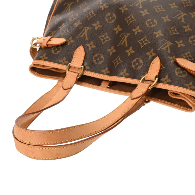 LOUIS VUITTON ルイヴィトン モノグラム バティニョール オリゾンタル ブラウン M51154 レディース モノグラムキャンバス トートバッグ Bランク 中古 銀蔵
