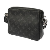 LOUIS VUITTON ルイヴィトン モノグラムエクリプス トリオメッセンジャー ブラック M69443 メンズ モノグラムキャンバス ショルダーバッグ ABランク 中古 銀蔵