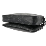 LOUIS VUITTON ルイヴィトン モノグラムエクリプス トリオメッセンジャー ブラック M69443 メンズ モノグラムキャンバス ショルダーバッグ ABランク 中古 銀蔵