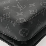 LOUIS VUITTON ルイヴィトン モノグラムエクリプス トリオメッセンジャー ブラック M69443 メンズ モノグラムキャンバス ショルダーバッグ ABランク 中古 銀蔵