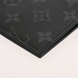 LOUIS VUITTON ルイヴィトン モノグラムエクリプス クーヴェルテュールパスポール NM ブラック M64501 ユニセックス モノグラムキャンバス パスポートケース Aランク 中古 銀蔵