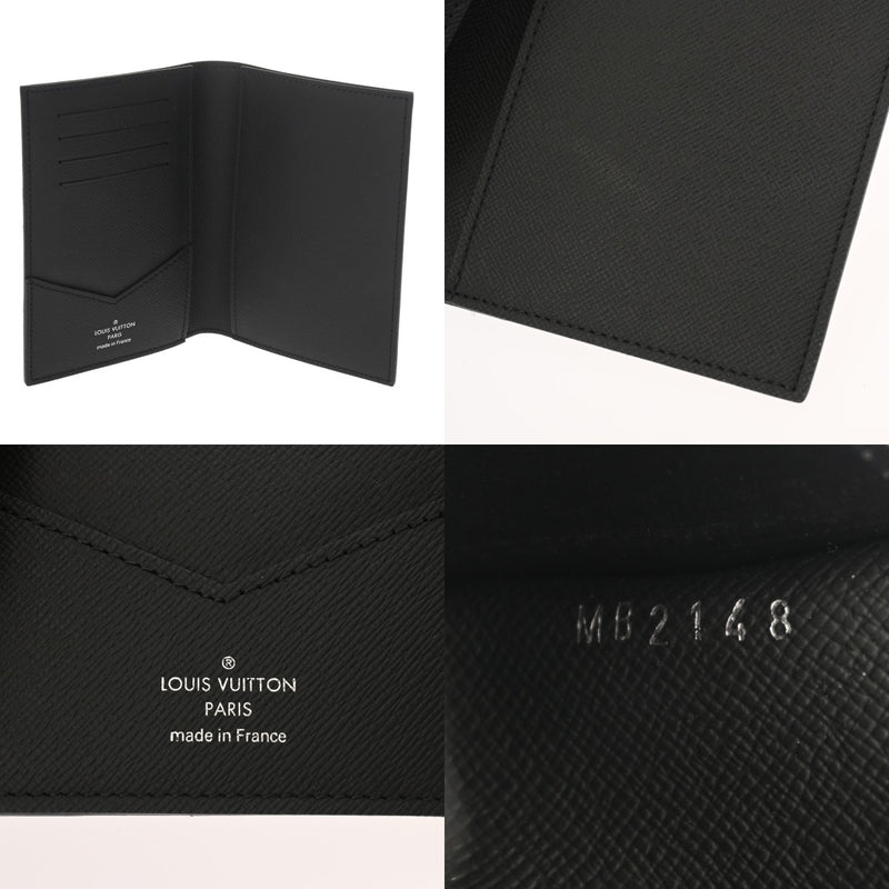 LOUIS VUITTON ルイヴィトン モノグラムエクリプス クーヴェルテュールパスポール NM ブラック M64501 ユニセックス モノグラムキャンバス パスポートケース Aランク 中古 銀蔵
