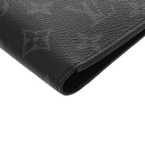 LOUIS VUITTON ルイヴィトン モノグラムエクリプス クーヴェルテュールパスポール NM ブラック M64501 ユニセックス モノグラムキャンバス パスポートケース Aランク 中古 銀蔵