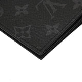 LOUIS VUITTON ルイヴィトン モノグラムエクリプス クーヴェルテュールパスポール NM ブラック M64501 ユニセックス モノグラムキャンバス パスポートケース Aランク 中古 銀蔵