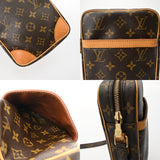LOUIS VUITTON ルイヴィトン モノグラム ダヌーブ ブラウン M45266 ユニセックス モノグラムキャンバス ショルダーバッグ Bランク 中古 銀蔵