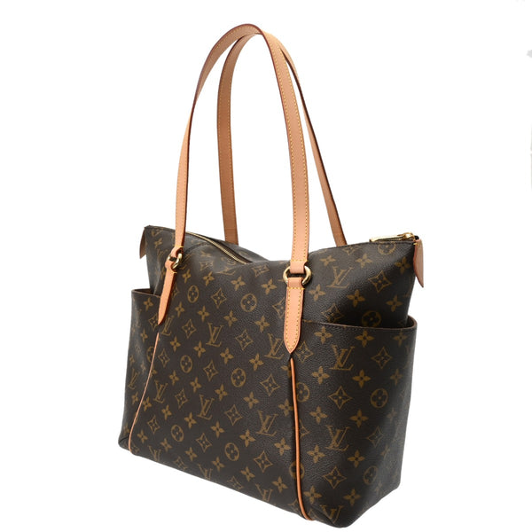 LOUIS VUITTON ルイヴィトン モノグラム トータリー MM 旧型 ブラウン M56689 レディース モノグラムキャンバス トートバッグ Aランク 中古 銀蔵
