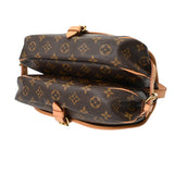 LOUIS VUITTON ルイヴィトン モノグラム ソミュール 30 ブラウン M42256 レディース モノグラムキャンバス ショルダーバッグ ABランク 中古 銀蔵