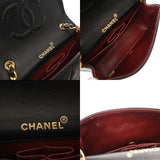 CHANEL シャネル マトラッセ チェーンショルダー 19cm ブラック レディース ラムスキン ショルダーバッグ ABランク 中古 銀蔵