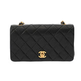 CHANEL シャネル マトラッセ チェーンショルダー 19cm ブラック レディース ラムスキン ショルダーバッグ ABランク 中古 銀蔵