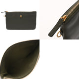 CHANEL シャネル ドーヴィル トートバッグ カーキ AS3257 レディース ラムスキン ショルダーバッグ 新同 中古 銀蔵