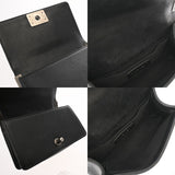 CHANEL シャネル ボーイシャネル チェーンショルダー 20cm ブラック A67085 レディース ラムスキン ショルダーバッグ ABランク 中古 銀蔵