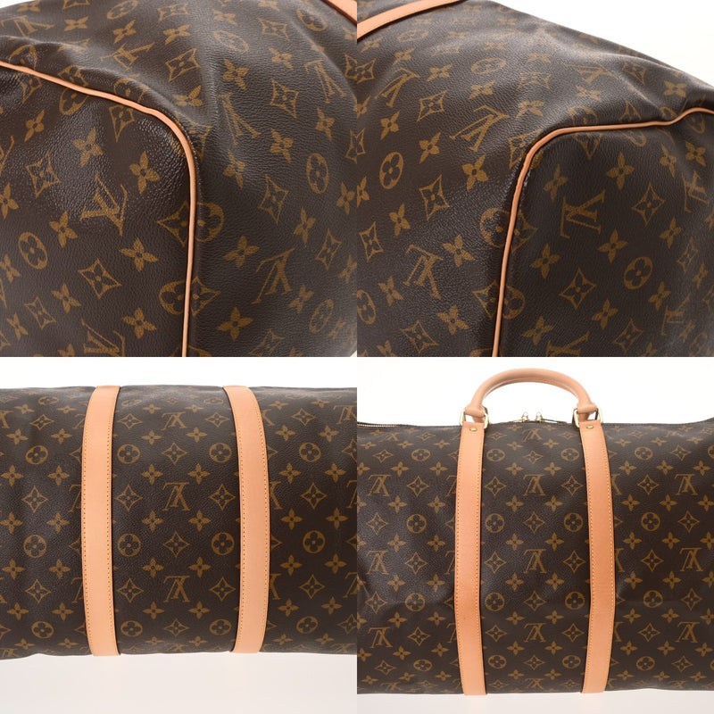 LOUIS VUITTON ルイヴィトン モノグラム キーポル 55 ブラウン M41424 ユニセックス モノグラムキャンバス ボストンバッグ Aランク 中古 銀蔵